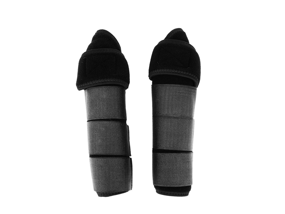 Hisea - 1 par de protectores para patas de caballo y botas de montar