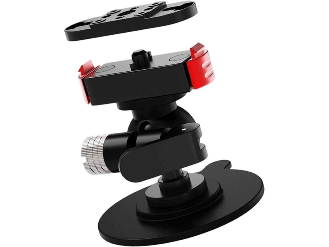 Ventosa Magnética De Liberación Rápida Para Cámaras De Acción. Base Universal Ajustable De 360°.