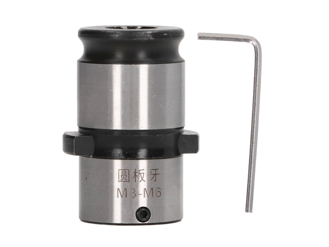 Porta-terrajas Redondo Con Llave Hexagonal, Acero Al Carbono, Rosca Macho M3-m6, Herramienta Para Roscar Machos