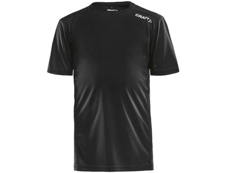 Camiseta de Hombre para Fútbol CRAFT Rush Negro (12/14 Años)