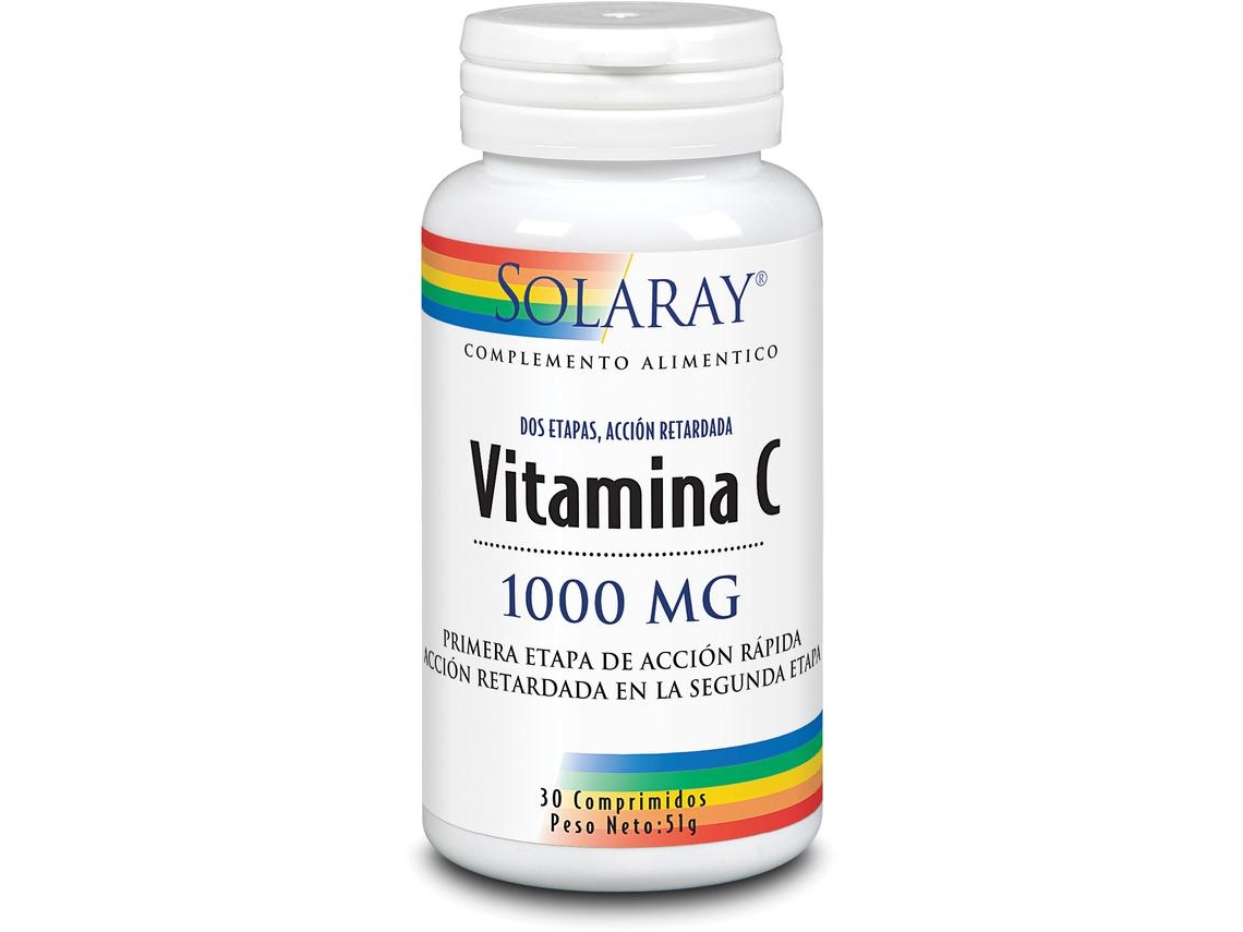 Complemento Alimentar SOLARAY Vitamina C (100 comprimidos)