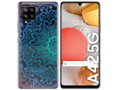 Carcasa Samsung Galaxy A42 5G TUMUNDOSMARTPHONE Dibujos Transparente Multicolor