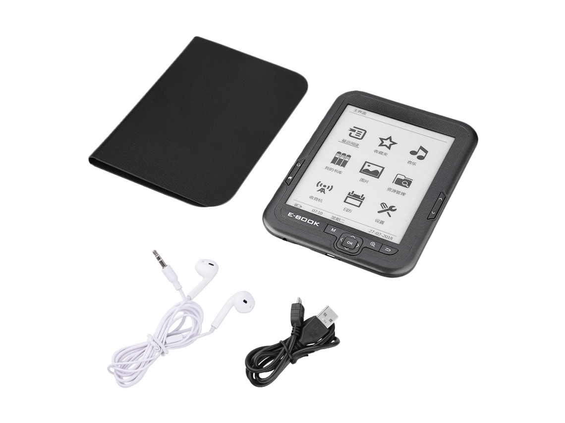 Lector portátil de libros electrónicos con pantalla de tinta electrónica