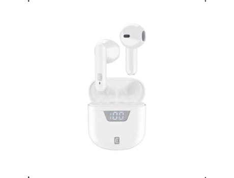 Auriculares Bluetooth True Wireless Cellularline Seek Stereo Tws Dentro de Oído Llamadas/Música Base de Carga Blanco
