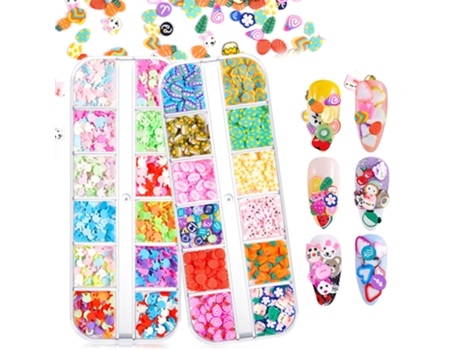 Grid Easter Nail Art Glitter Lentejuelas, Easter 3D Nail Art Calcomanías Nail Art Supplies Mixed Shapes -Style3 ZMDECQNA