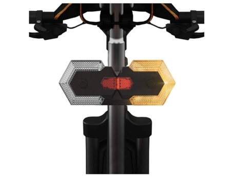 Accesorios para bicicletas Luz de señal de giro remota LED recargable para bicicleta eléctrica y scooter ENZONS negro-negro