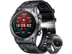 Reloj inteligente para hombre, Android, iPhone, reloj inteligente, responder/marcar, frecuencia cardíaca, podómetro, presión arterial, autobús, Bestvite