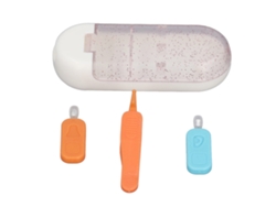 Kit Portátil De Limpieza De Oídos Y Nariz Para Bebés, Tpr, Doble Extremo, Seguro Para Niños.