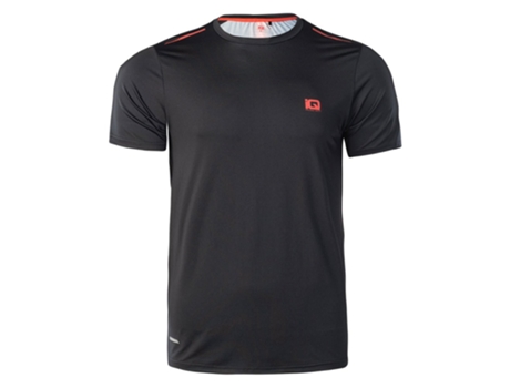 Camiseta de Hombre para Running IQ Etes Negro (M)