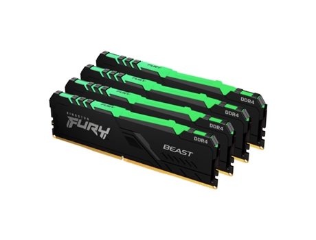 FURY Beast RGB módulo de memoria 64 GB 4 x 16 GB DDR4 3200 MHz KINGSTON TECHNOLOGY