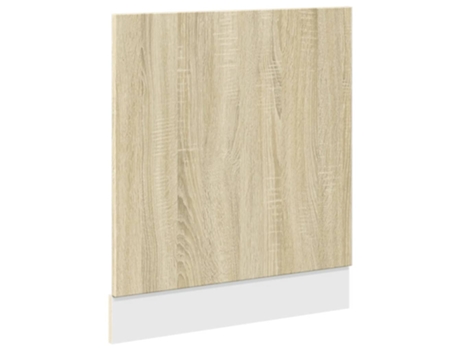 Panel Del Lavavajillas VIDAXL Marrón Madera contrachapada