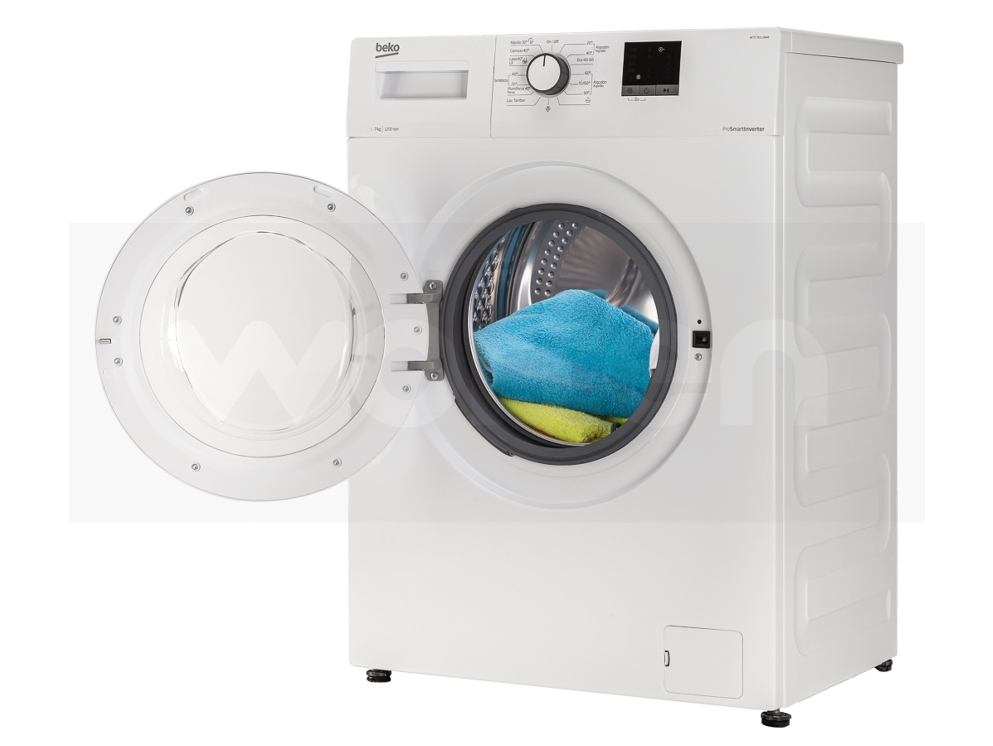 Beko WTE 7611 BWR lavadora Carga frontal 7 kg 1200 RPM Blanco