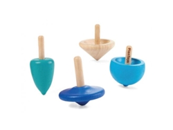 Juego Tradicional PLAN TOYS Trompos en Madera