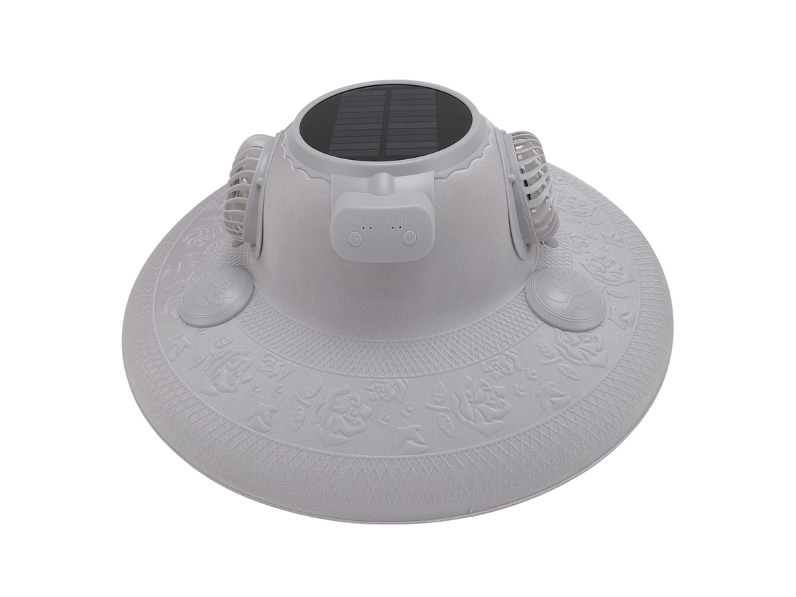 Chapéu de Sol EOOCOO (vents Solares Duplos, Alto falante Bluetooth)
