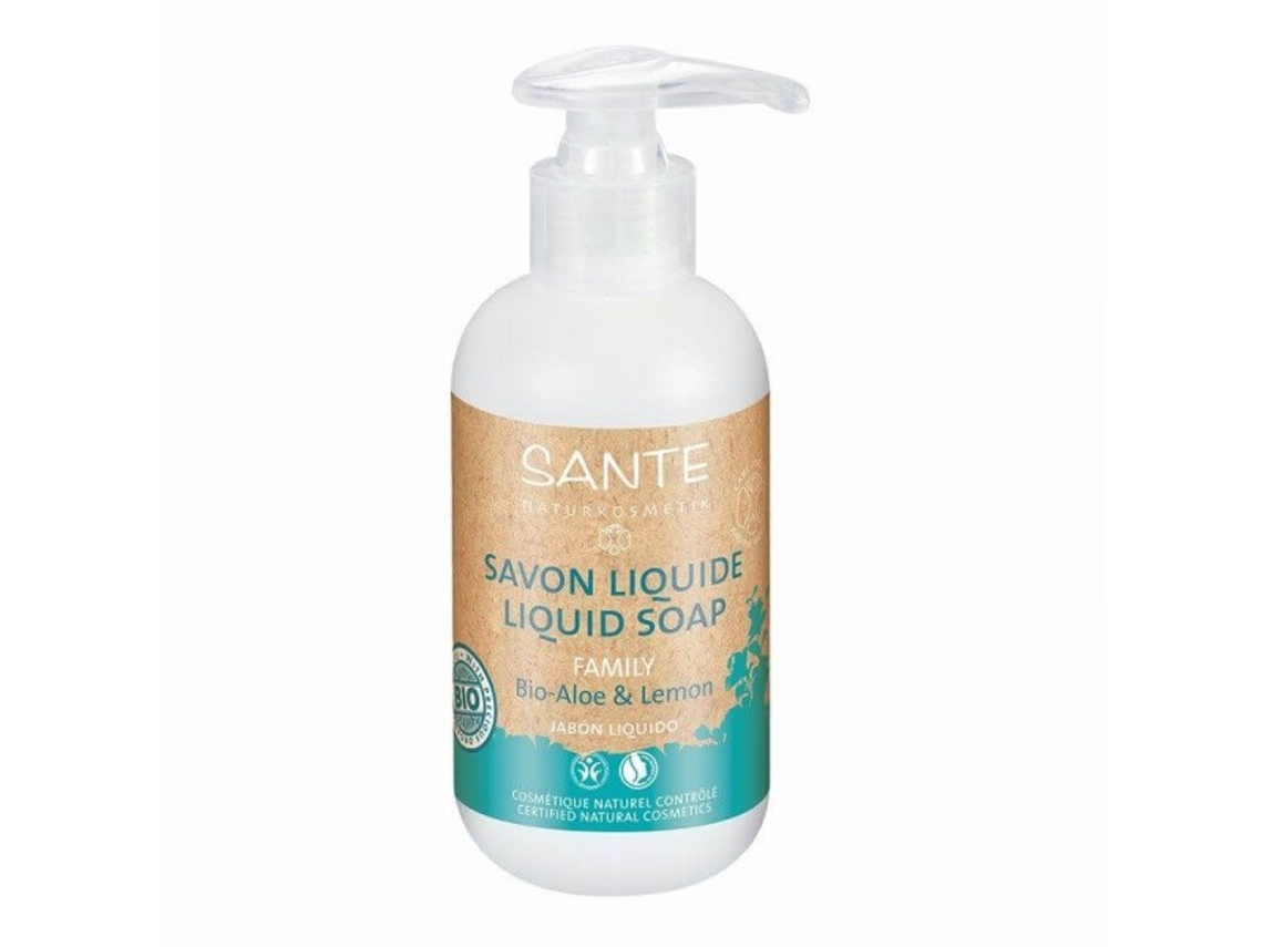 Jabón De Manos Líquido Bio Aloe Y Limón 500ml Sante