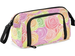 Besportble Estuche De Y Colorido Con Asa Para Adolescentes Y Tela De Nailon Resistente Y Una Cremallera Met...