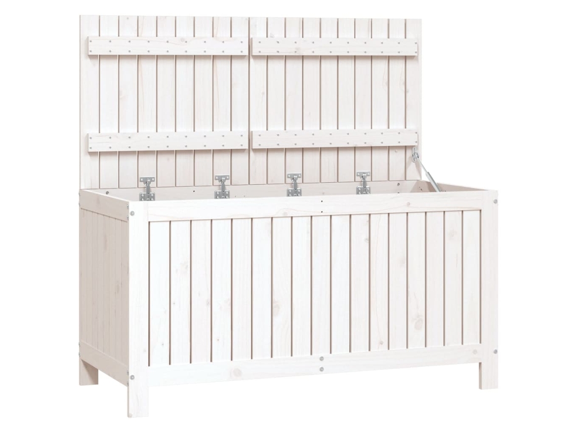 Caja de almacenamiento para jardín de pino blanco macizo MAISON EXCLUSIVE (121 x 55 x 64 cm)