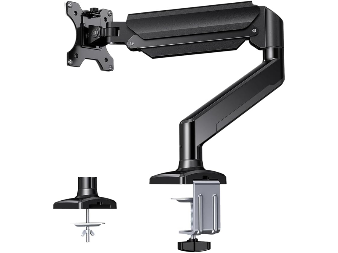Soporte Para Un Solo Monitor, Compatible Con Pantallas De 13 A 32 Pulgadas, Soporta Hasta 10 Kg (22 Lb), Brazo Ajustable En Altura, Ideal Para El Hogar Y La Oficina.