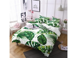 Juego Ropa Cama Piezas Funda Nórdica Almohada Diseño Microfibra Juego Funda 200x200 Cm 65x65 65 X