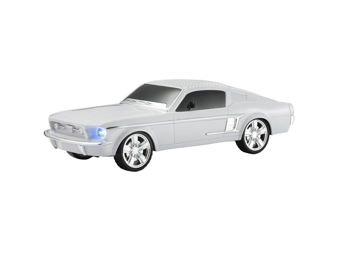 Altavoz Bluetooth con subwoofer, tarjeta TF, controlador USB y radio MDUG (blanco)