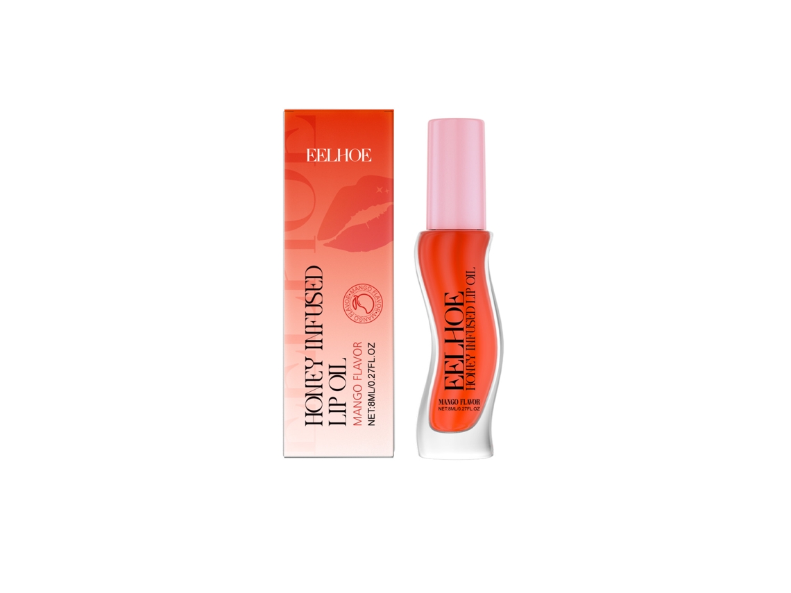 Aceite labial hidratante con sabor a mango y miel