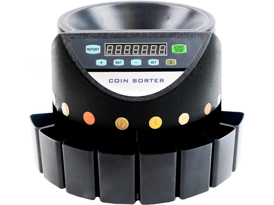 Máquina Clasificadora Y Contadora De Monedas Con Detección Uv/mg/ir/dbl/hlf/chn