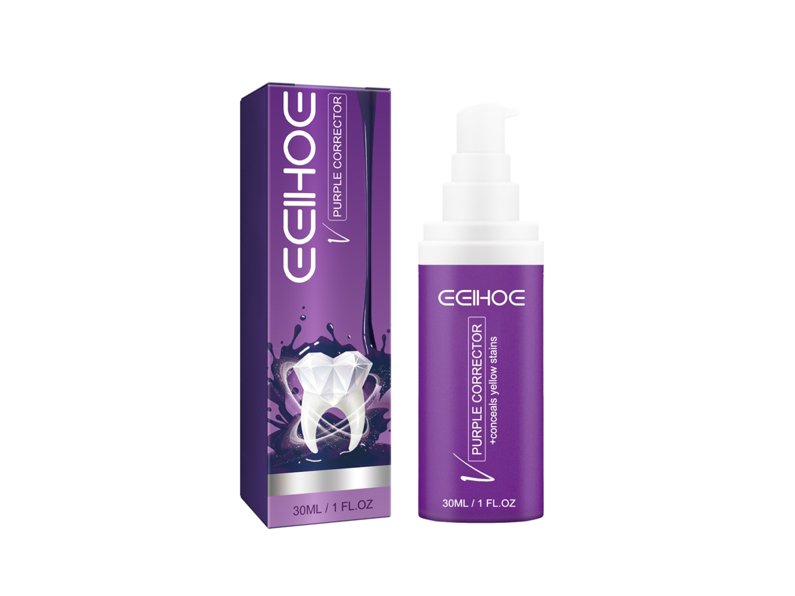 La pasta de dientes Eelhoe Purple blanquea y refresca.