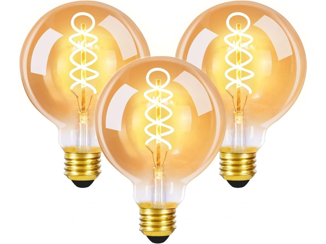 Zmh Bombilla Led Bombilla Edison 4w, G80 Vintage Bullet Bulb