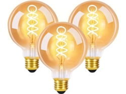 Zmh Bombilla Led Bombilla Edison 4w, G80 Vintage Bullet Bulb
