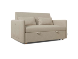 Sofá Cama Beige NALUI Nest 2 2 Plazas (139x100x80 cm)
