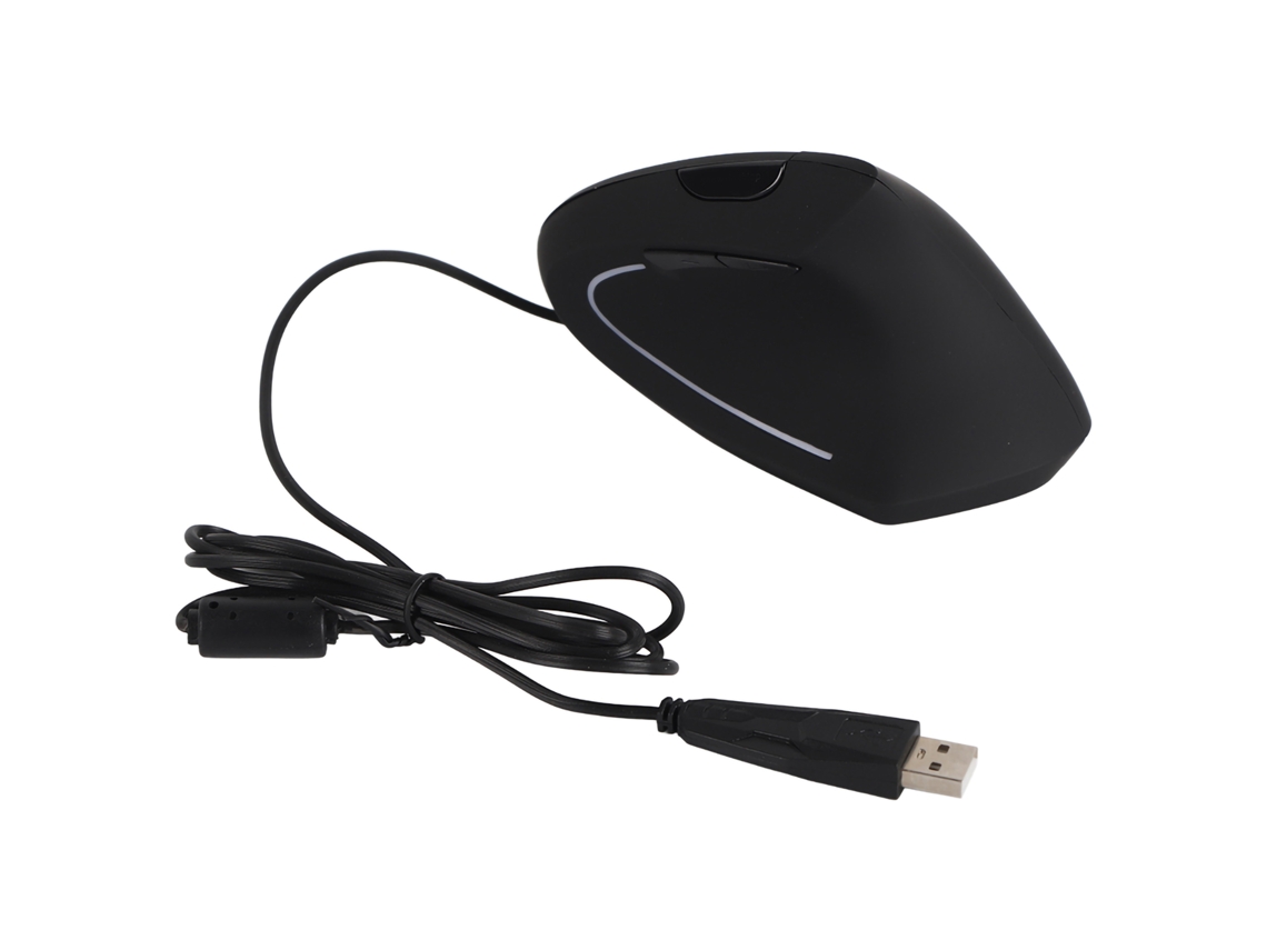 Mouse Gamer Vertical Sem Fio 2.4g Ergonômico 800-3200 Dpi Com Led E Botões Programáveis
