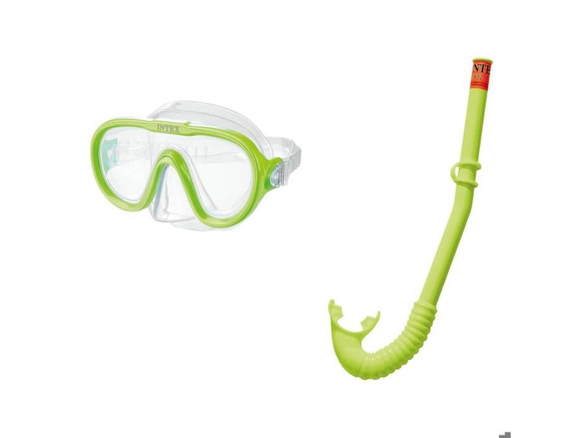 Kit de Buceo INTEX Adventure (Amarillo - PVC)