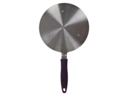 Placa Adaptadora De Inducción De Acero Inoxidable Con Difusor De Calor Y Mango Morado, 23,5 Cm, Para Utensilios De Cocina De Hierro Fundido Y Cerámica.