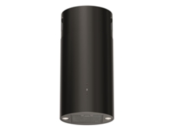 Campana de isla negra Elba2 de 39 cm con forma de cuerno