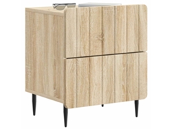 Maison Exclusive - Armario De Noche 2 Pcs Roble Sonoma 43 X 34,5 X 49,5 Cm