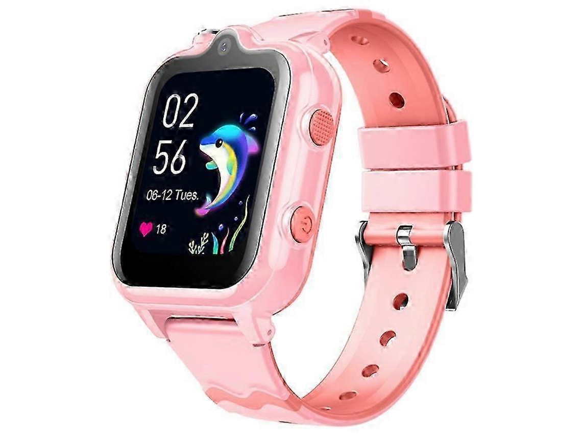 Reloj inteligente para niños con teléfono 4G, rastreador GPS, videollamada bidireccional y cámara de doble lente Ly Ebike