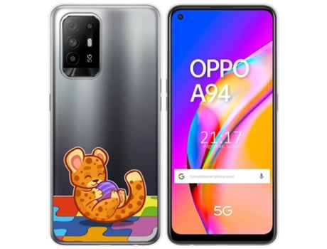Carcasa Oppo A94 5G TUMUNDOSMARTPHONE Dibujos Transparente