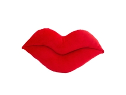 Cojín Decorativo 3d Con Forma De Labios (30 X 60 Cm, Rojo)