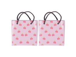 2pcs Sacos De Papel Miniatura 1:12 Para Casinha De Bonecas Acessórios De Decoração