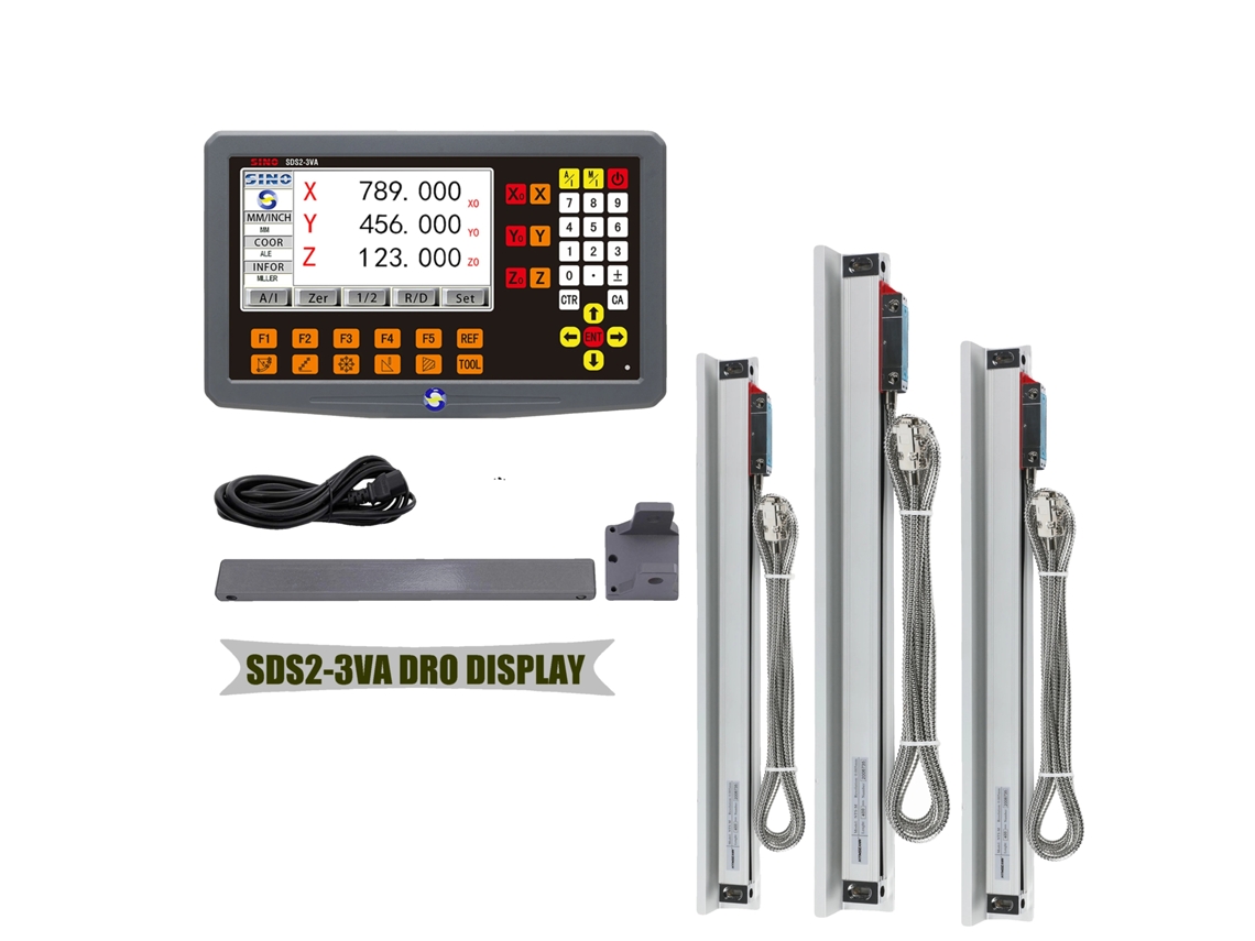 Pantalla digital de 3 ejes, pantalla LCD grande, conjunto de accionamiento de 3 ejes OEM