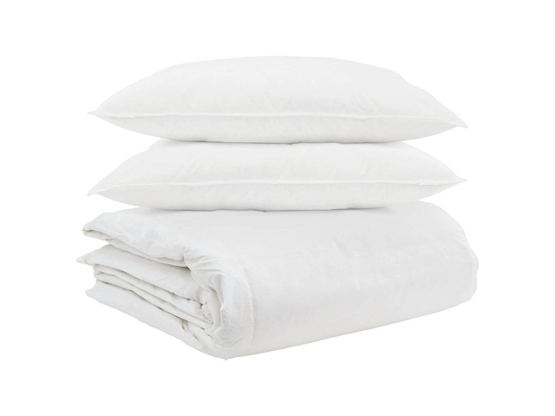 Juego De Edredón Con Almohada 3 Uds | Duvet Pluma De Pato