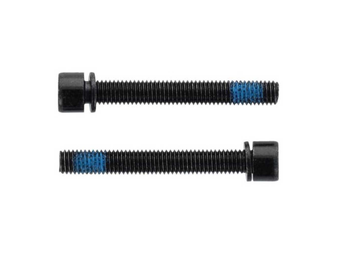 Parafusos de Pinça de Montagem Plana M5 X 38 Mm 2 Unidades Prateadoelvedes