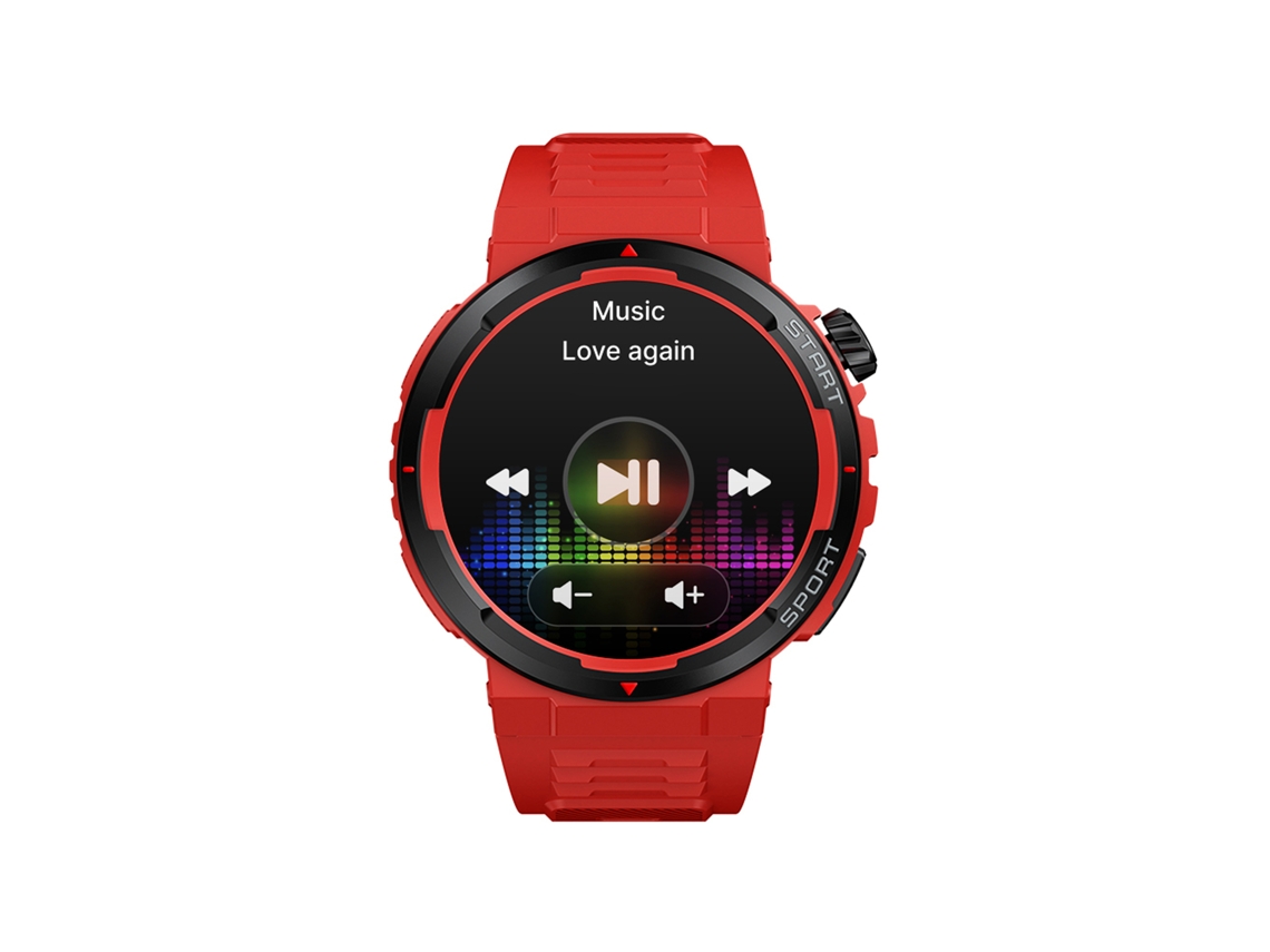 Reloj Inteligente Zeblaze Ares 3plus Con Pantalla De 1.48", Monitor De Frecuencia Cardíaca Y Modos Deportivos