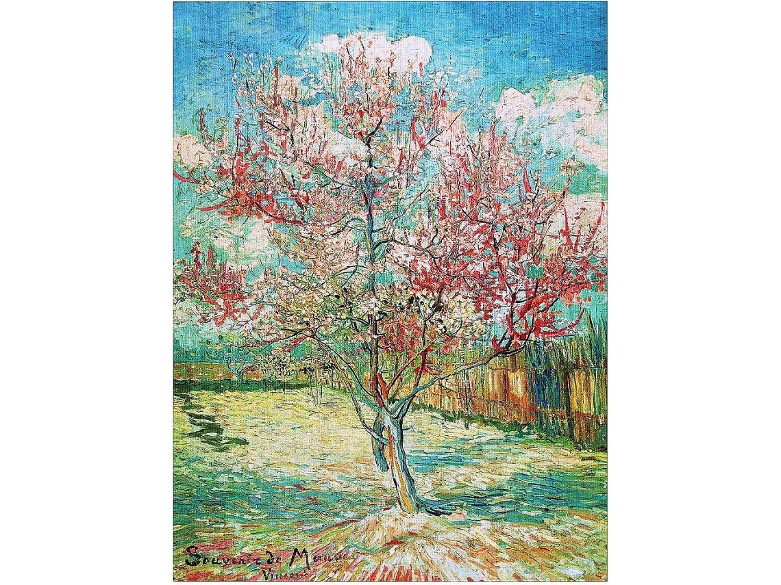Rompecabezas De 1000 Piezas "el Melocotonero Rosa" De Vincent Van Gogh Para Adultos (verde)