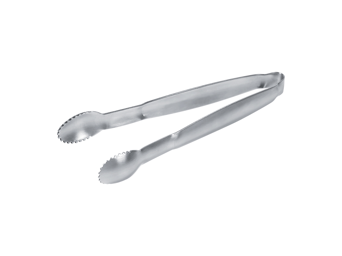 JILLIOPER Pinzas compactas de acero inoxidable para hielo, versátiles para bufés, bares y fiestas. Mini pinzas para azucareros con agarre antideslizante. Diseño