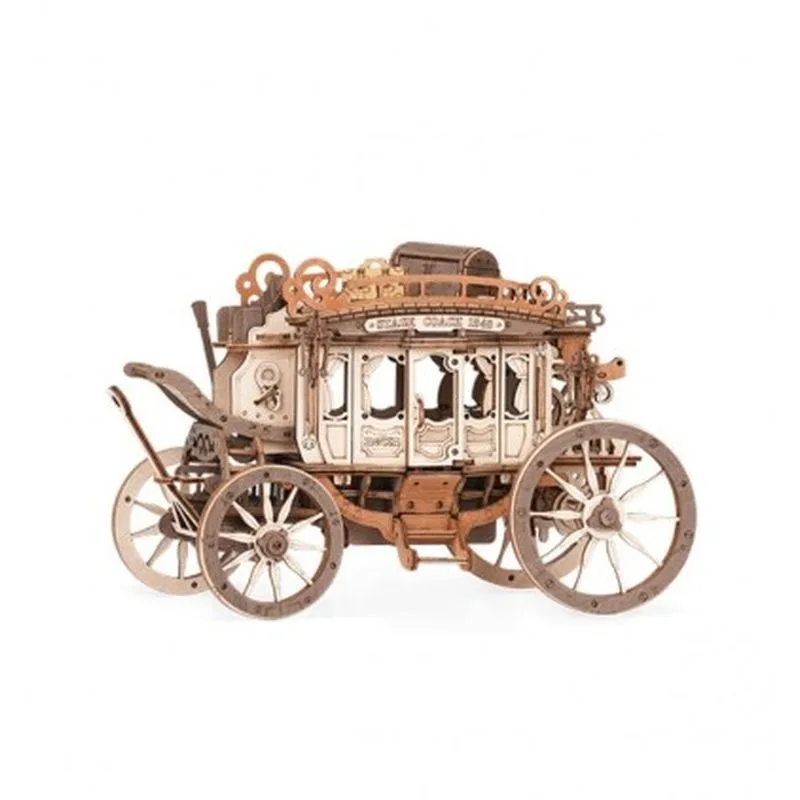 Maqueta Robotime puzzle 3D rompecabezas carruaje AMKA1 MADNESSTOYS