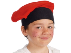 Sombrero DISFRAZZES Infantil Rojo Con Cinta Negra (Talla: Talla Universal)