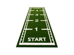Pista De Atletismo De Césped Artificial - 5 X 1,5 Metros - Verde