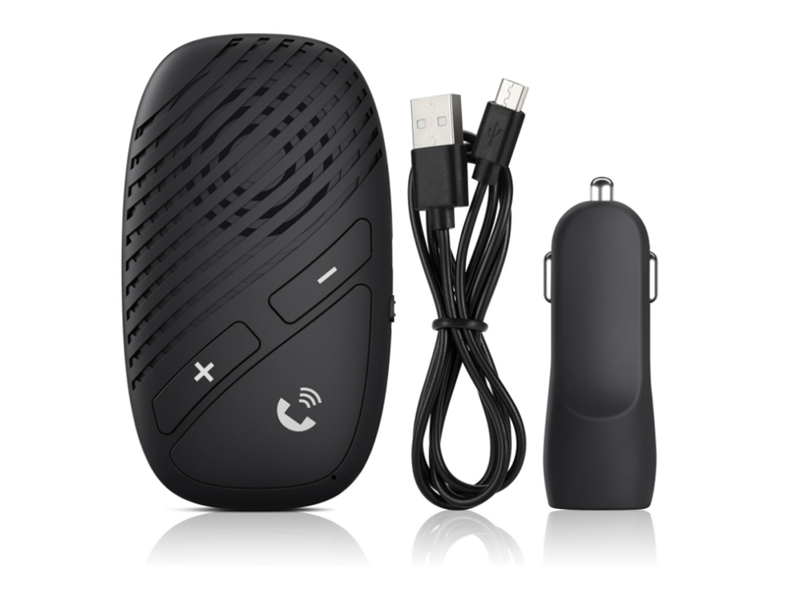 Altavoz Manos Libres Bluetooth Para Coche Con Parasol 5.0 Y Soporte Para Cuatro Idiomas.