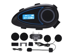 Auriculares Para Casco De Motocicleta Con Bluetooth (impermeables, Cancelación De Ruido)